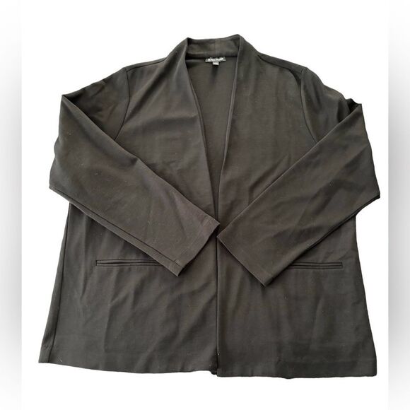 Eileen Fisher Sweaters - Eileen Fisher SZ XL Tencel Lyocell Blend Open Cardigan Sweater Mature Capsule